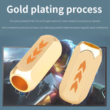 HiFi Audio Speaker Cable Ring Pure Copper Gold Plated Straight Through Shield Anti-electronic Interference