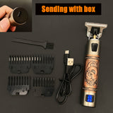 Men's Trimmer Barber Hair Clipper Hair Cutting Machine Beard Trimmer Shaving Machine Wireless Electric Razor Men Shaver