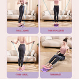 Anti-Slip Adjustable Yoga Stretch Board Balance Board Tension Plate Yoga Indoor Stretch Adjustable Stretch Board