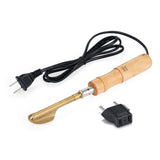 50W 220V Mini Iron Lightweight Portable Electric Iron with 125cm Long Power Cord for Smoothing Leather Clothes Shoes