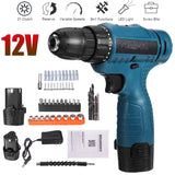 Lithium-ion Battery Cordless Screwdriver Electric Drill Hole Electrical Screwdriver Hand Driver Wrench Power Tools