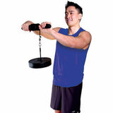 Gym Fitness Forearm Trainer Strengthener Hand Gripper Strength Triceps Exerciser Weight Lifting Rope Waist Roller Power Stick