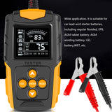 12V/24V Car Battery Tester LCD Digital Battery Analyzer Car Charge Diagnostic Tool SOH SOC CCA IR Measurement for Car Motorcycle