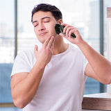 Wet dry electric shaver facial electric razor for men male beard shaving machine rotary head usb rechargeable 2in1 grooming kit