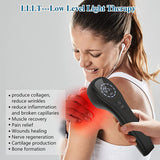 White Black Laser Therapy Devices 14 Laser Diodes Handheld Medical Devices 650nm 808nm for Knee Joint Back Shoulder Pain Relief