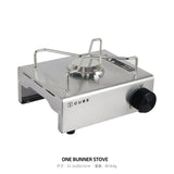 Portable Outdoor Camping Gas Stove Decorative Solid Wood Siding Accessories Gas Tank Hot Pot Stove for Self Driving Tour