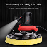 Electric Concrete Epoxy Cement Mortar Trowel Masons Wall Smoothing Polishing Machine Plastering Bucket Trowel Tool 220V