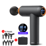 Massage Gun Smart Hit Fascia Gun Electric Neck Massager Tool for Body Massage Relaxation Fitness Muscle Pain Relief