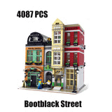 MOC 2734pcs City Streetview series The brickstive Modern Library Model Building Blocks Bricks Kids Toys Gifts Christmas gifts