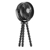 Portable Mini Octopus Fan Hand-held USB Baby Carriage  Desktop rechargeable fan 5200mah Power Bank Cooling Fan Factory Price
