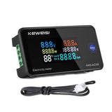 AC 50-300V Voltmeter Ammeter Power Energy Meter LCD Digital Wattmeter Electricity Meter with Reset Function