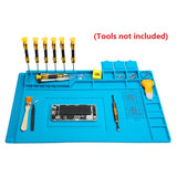 Platform Silicone Soldering Pad Thermal Insulation Work Pad for BGA Rework Station BGA ESD Heat Insulation Working Mat