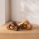 Wood Suction Door Wind Chime Magnetic Doorbell Refrigerator Magnet Housewarming Gift Door Opening Reminder
