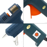 110V 220V Hot Melt Glue Gun 150W Temperature Adjustable Hot Melt Gun Set for 11mm Glue Stick Repair Tool Bag