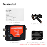 TV Signal Finder LED Display Portable TV Antenna Signal Strength Finder Meter Signal Finding Meter with Compass Alarm Buzzer