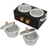 Depilatory Wax Machine Double Paraffine Warmer Wax Heater SPA Hand and Feet Epilator Hair Removal Tool