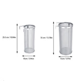 Stainless Steel Homemade Brew Beer Hop Mesh Filter Strainer with Hook Beer Brewing Hop Spider Mesh Filter Strainer