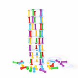 Pizza Tower Collapse Balance Game Stacking Blocks Kid Party Family Funny Games Crazy Crash Tower Thrill Challenge Education Toy