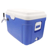Jockey Box Conversion Kit 120' Coil Single Chrome Forward Sealing Beer Faucet Build Your Own Jockey Box  Homebrew Draft Beer Box