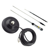 HH-9000 Mobile Antenna Quad Band 29.6/50.5/144/435MHz Antenna Clip mount RB-400 + 5M Cable for TYT TH-9800 KT-7900D Car Radio
