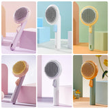 New 2022 Self Cleaning Slicker Brush for Dog and Cat Removes Cat Dogs Hair Comb Pet Cleaning Grooming Tool Beauty Products A