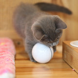 Smart Interactive Cat Toy USB Rechargeable LED Light Rolling Flash Ball Toy Home Pet Dog Cat Interactive Laser Ball Light Toys