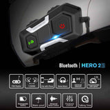 Motorcycle Intercom Interphone 1200M Bluetooth Headset for Helmet Soft Mic