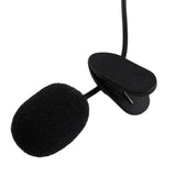 3.5mm External Clip-on Voice Tube Lapel Lavalier Microphone Mic for Smart Phone PC Laptop