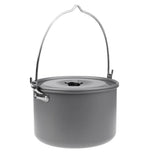 21.6 X 14.6cm Portable Hanging Pot Outdoor Camping Picnic Cooking Campfire