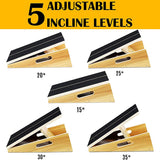 Wooden Slant Board Adjustable Incline Board And Calf Stretcher Slant Board With Non-Slip Surface Stretch Board