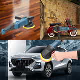 980W Electric Eccentric Sander 5 Inch Polishing Machine 125mm Disc Household Wood Processing Furniture Car Polishing Machine