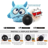 Interactive Dog Toy Bouncing Ball Monster Pets Toys Puppy Teething Toys Vibrating And Moving Dog Accessories Battery Powered