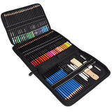 Sketching Drawing Pencils Set Art Charcoal Pencil Artists Painting Draw Sketch Kit For Painter School Student Art Supplies 72pcs