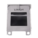 Lixada Portable Camping Titanium Stove Lightweight Folding Wood Burning Stove Pocket Stove Outdoor Camping Backpacking Picnic