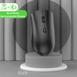 Rechargeable Wireless Bluetooth Mouse 2.4G USB Dual Mode Silent Mouse for iPad Tablet Laptop Phone PC Macbook Gaming Mouse Gamer