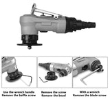Mini Pneumatic Chamfering Machine 45 Degree Arc Hand-Held Beveling Trimming Machine for Metal Trimming and Deburring