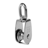 25Mm Rotatable Stainless Steel Wire Rope Single Sheave Pulley Scooter &amp; Steel Wire Pulley Stainless Steel M20 Heavy Duty Steel S