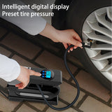 12V High-Power Car Double-Cylinder Inflator Pump Air Compressor LED Inflator Portable for Car Motorcycle Tire Pump