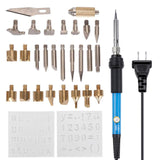 Soldering Iron  Pyrography Wood cautery tool Embossing Burning Set 30 in1 Welding Kit Adjustable Temperature Electric Soldering