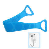 Magic Silicone Brushes Bath Towels Rubbing Back Mud Peeling Body Massage Brush Shower Extended Scrubber Clean Skin Exfoliating