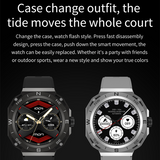 SK22 Smart Watch Men Bluetooth Call AI Voice Assistant Heart Rate Blood Pressure Monitoring Wireless Charging Fitness Sport