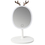 Lingantler Led Makeup Mirror with Light Fill Light Dormitory Dressing and Portable Accessories Storage