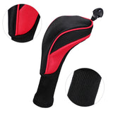 3Pcs/Set Golf Wood Cover Driver 1/ 3/ 5 Fairway Woods Headcovers Long Neck Head Covers For Golf Clubs Number Tag Interchangeable