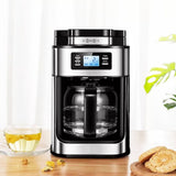 2 In1 Drip Coffee Maker Automatic Coffee Machine With Grinder  Espresso Machine American Coffee Maker With Coffee Bean Grinder