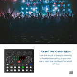 Voice Changer 7 Modes Noise Reduction Independent Adjustment Live Sound Card Multiple Effects Streaming Universal Mixer Board