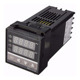 Digital 220V PID REX-C100 Temperature Controller + max.40A SSR + K Thermocouple, PID Controller Set + Heat Sink