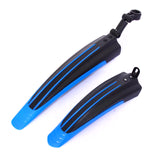 2 pieces Of Bicycle Mudguards Mud-proof Mountain Bike Tires Front And Rear Mudguards Colored Plastic Fender Wings Bicycle Parts