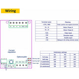 TB6600 4.5A Stepper Motor Driver Board Controller Replace TB6560 Engraving Machine Single Axis Controller DC 10-45V
