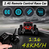 2.4G 4WD RC Car Remote Control Off-Road Truck Rechargeable High Speed Vehicle Toys Four Wheels Off-Road Vehicle Waterproof