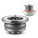 Camping Equipment Magnet Split Type Furnace Converter Connector Adapter For Camping Cooking Picnic Camping Stove Gas Burner
